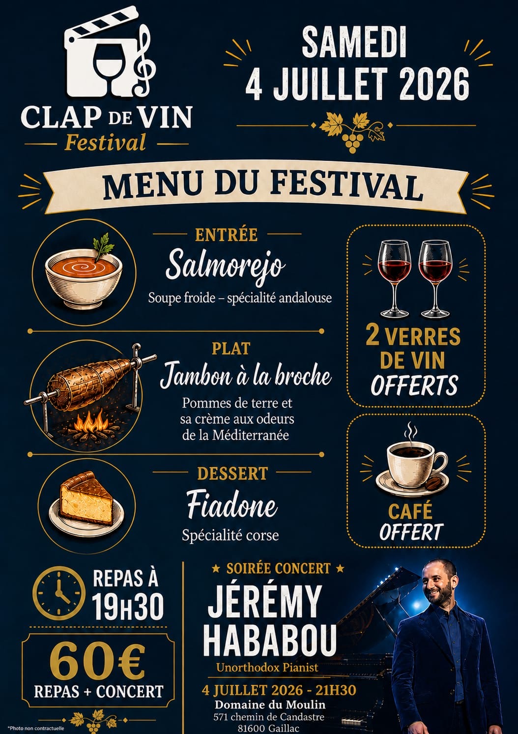 Ça va être magique au milieu des vignes
