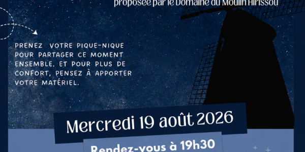 La Nuit des Étoiles au Domaine du Moulin Hirissou